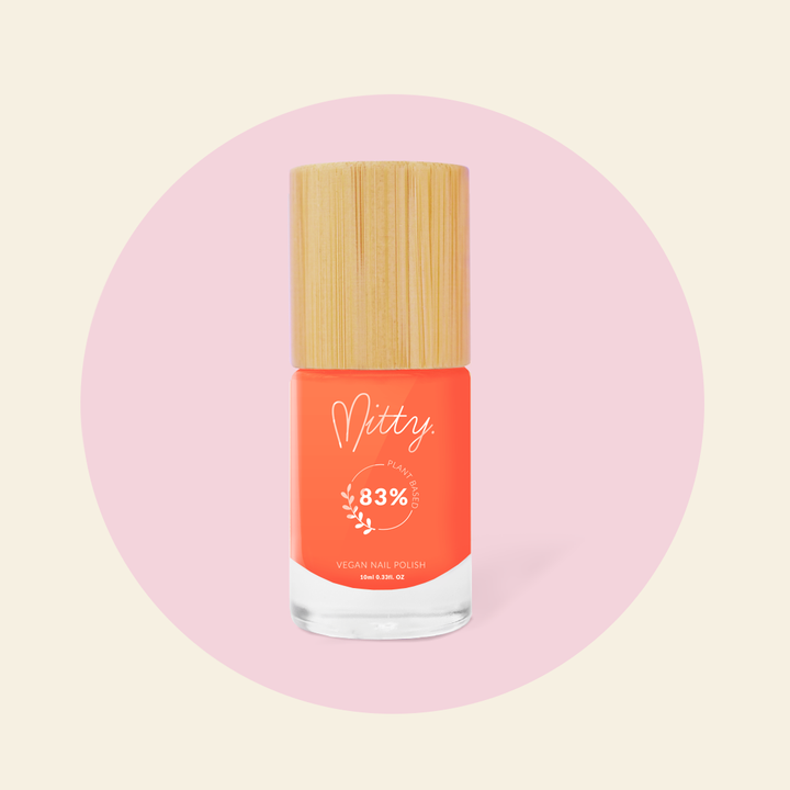 Coral 83% Plant Based Nail Polish