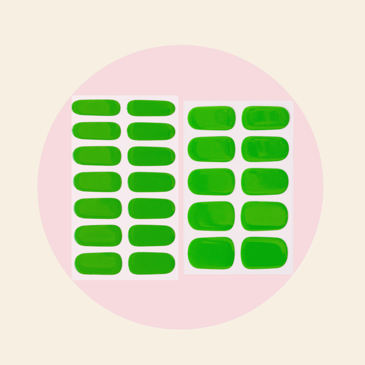 Jungle Semi Cured Gel Nail Stickers