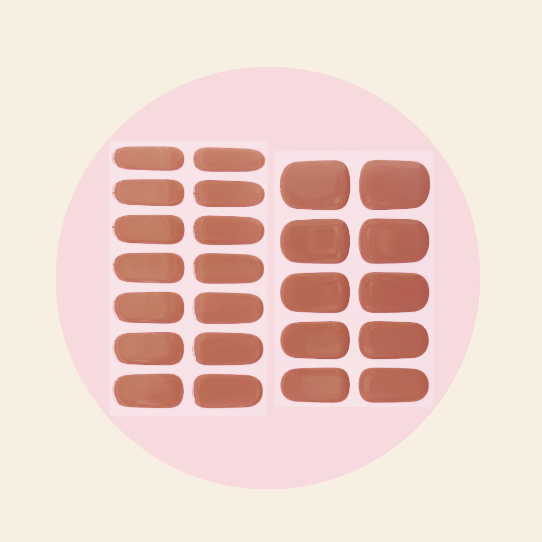 BLISSFUL Semi Cured Gel Nail Stickers