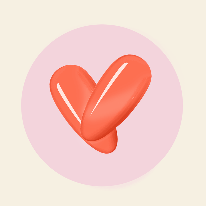 Coral 83% Plant Based Nail Polish