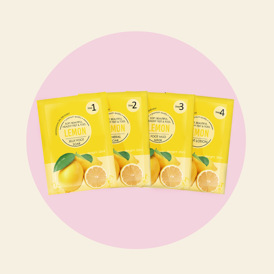 4 step pedi kit lemon