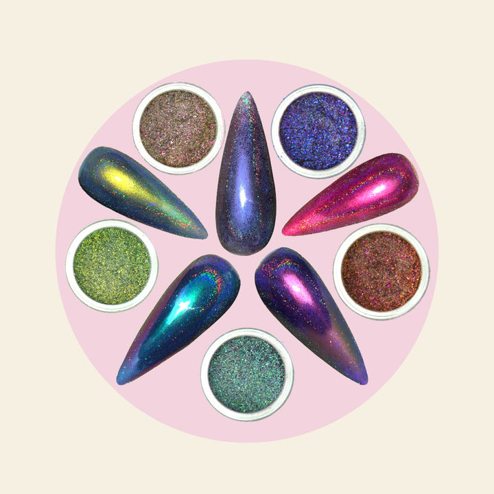 SUPER HOLO - Holo nail powder kit