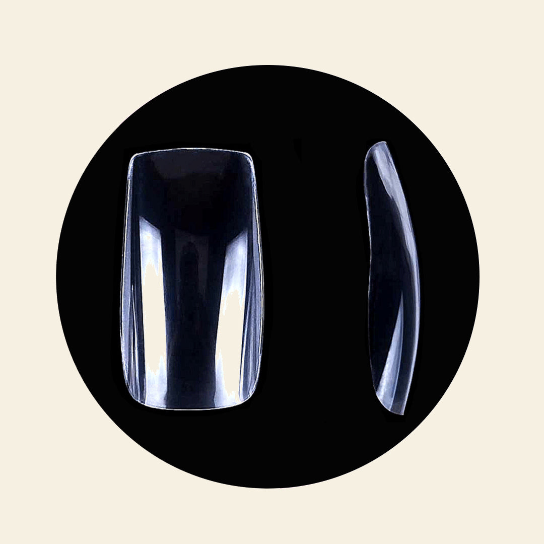Square Full Cover Nail Tips - Refill