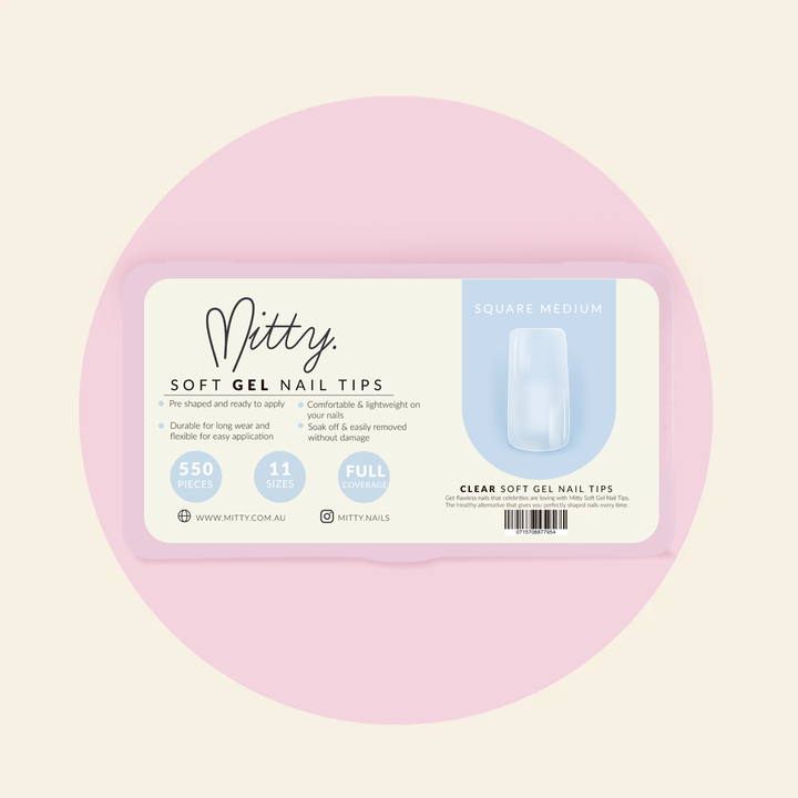 square medium soft gel tips review