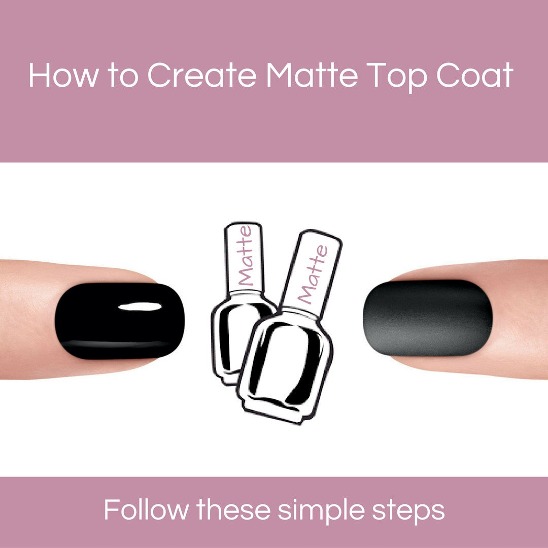 How to create your very own matte top coat at home