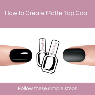  How to create your very own matte top coat at home