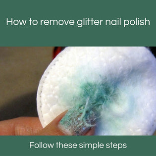  How to remove glitter nail polish EASILY!