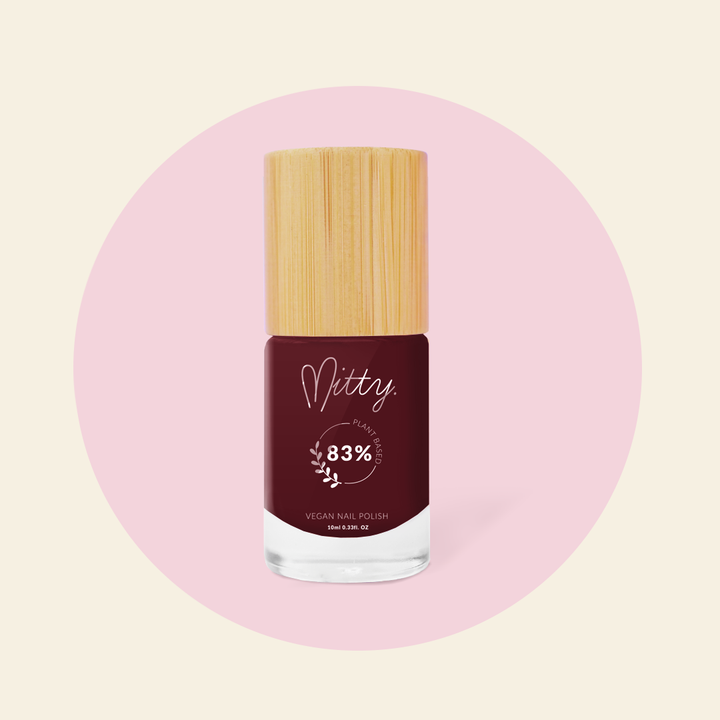 Black Cherry 83% Plant Based Nail Polish