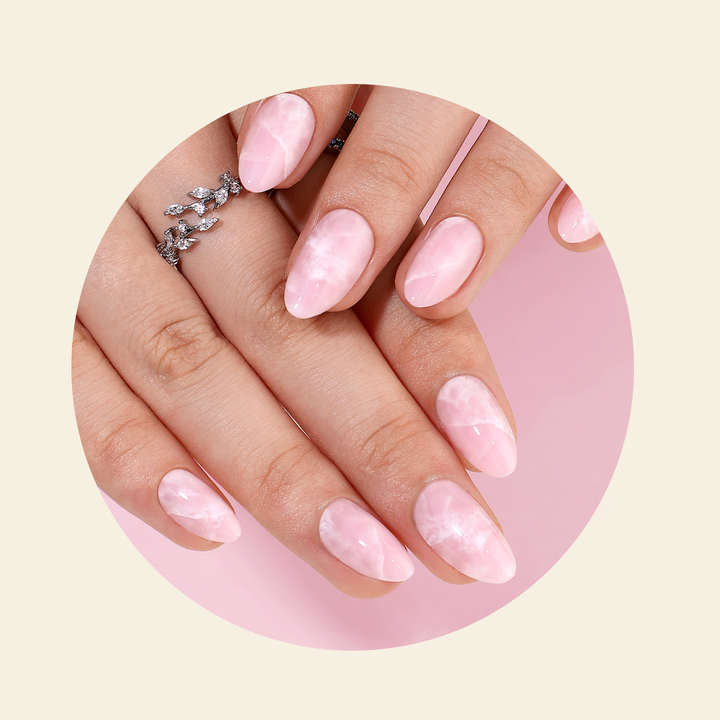 Bejewelled (Medium) BIAB Press-On Nails | Soft Gel Reusable Nails