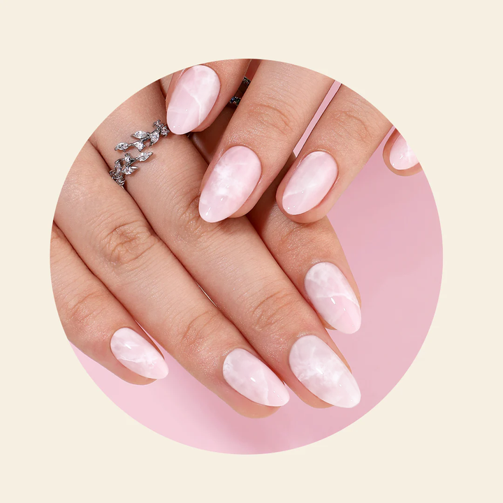 Bejewelled (Medium) BIAB Press-On Nails | Soft Gel Reusable Nails