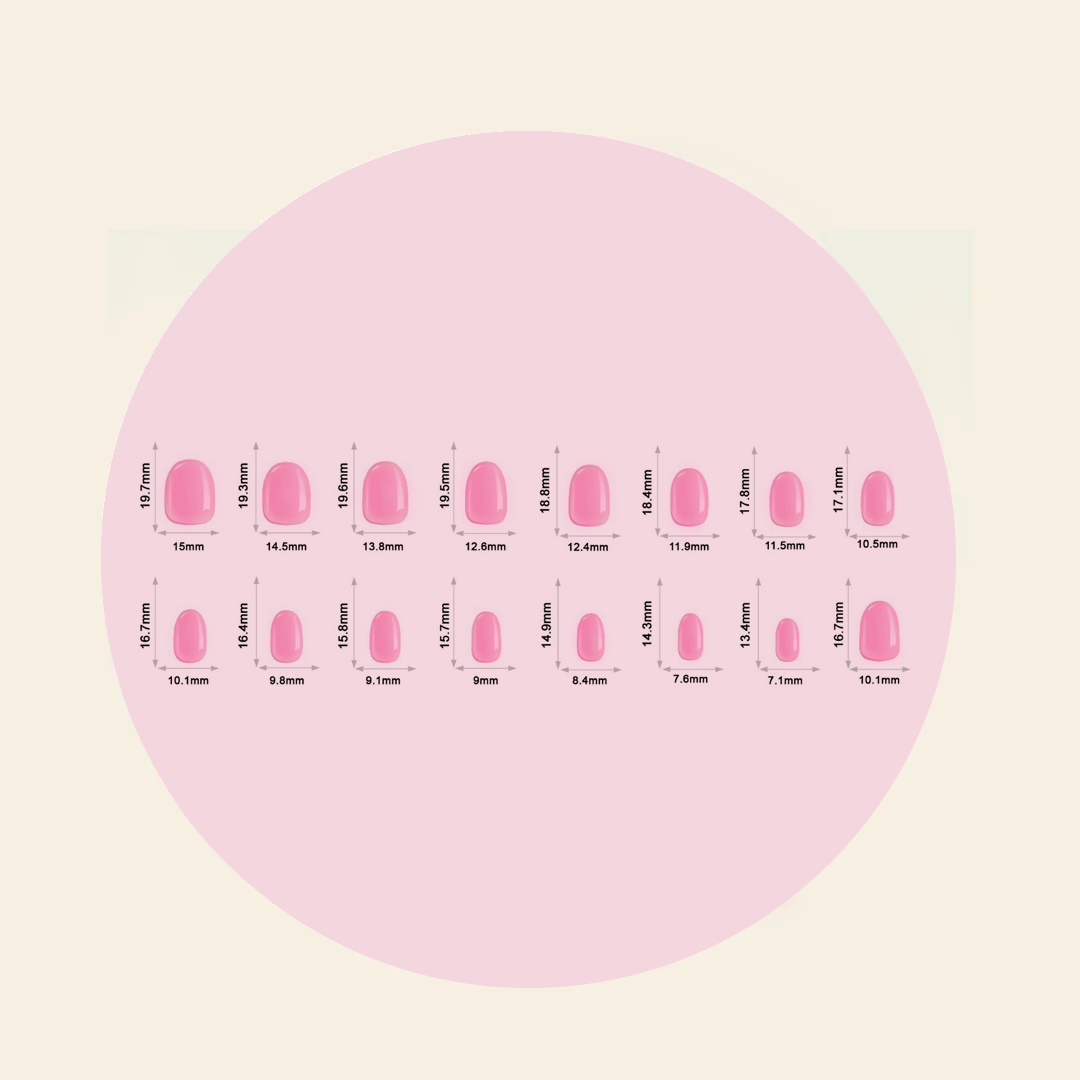 Playful (Short) BIAB Press-On Nails | Soft Gel Reusable Nails