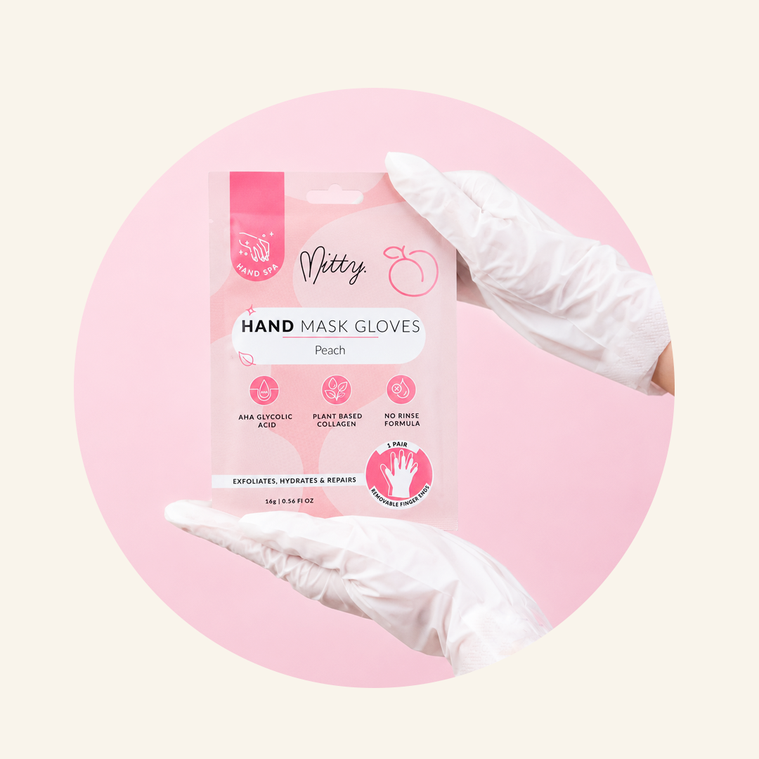 Hand Mask Gloves - Peach