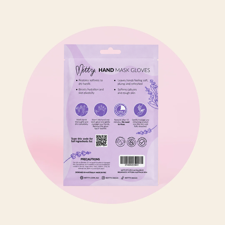 Hand Mask Gloves - Lavender