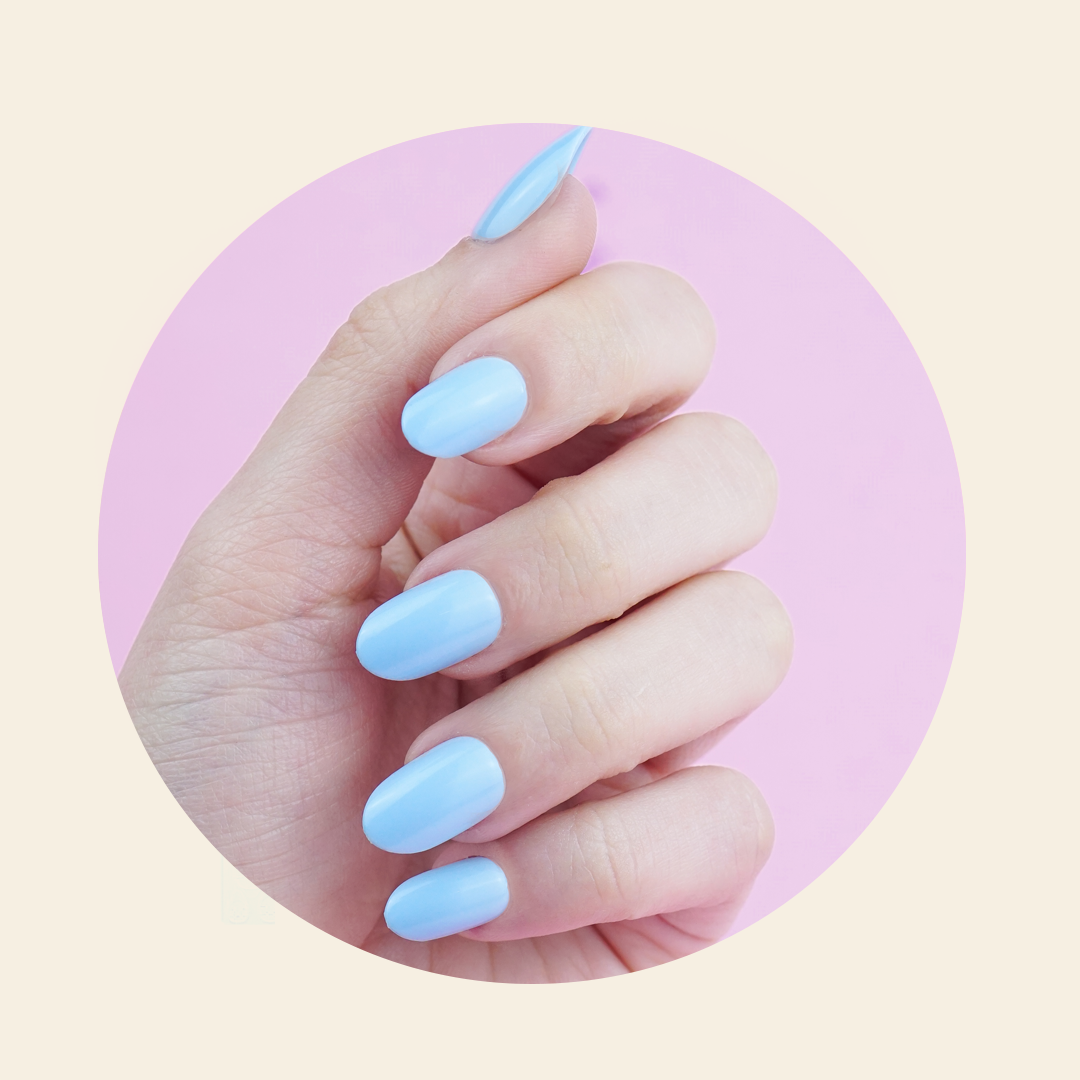 Powdery (Short) BIAB Press-On Nails | Soft Gel Reusable Nails