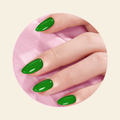semi cured gel stickers on nails 