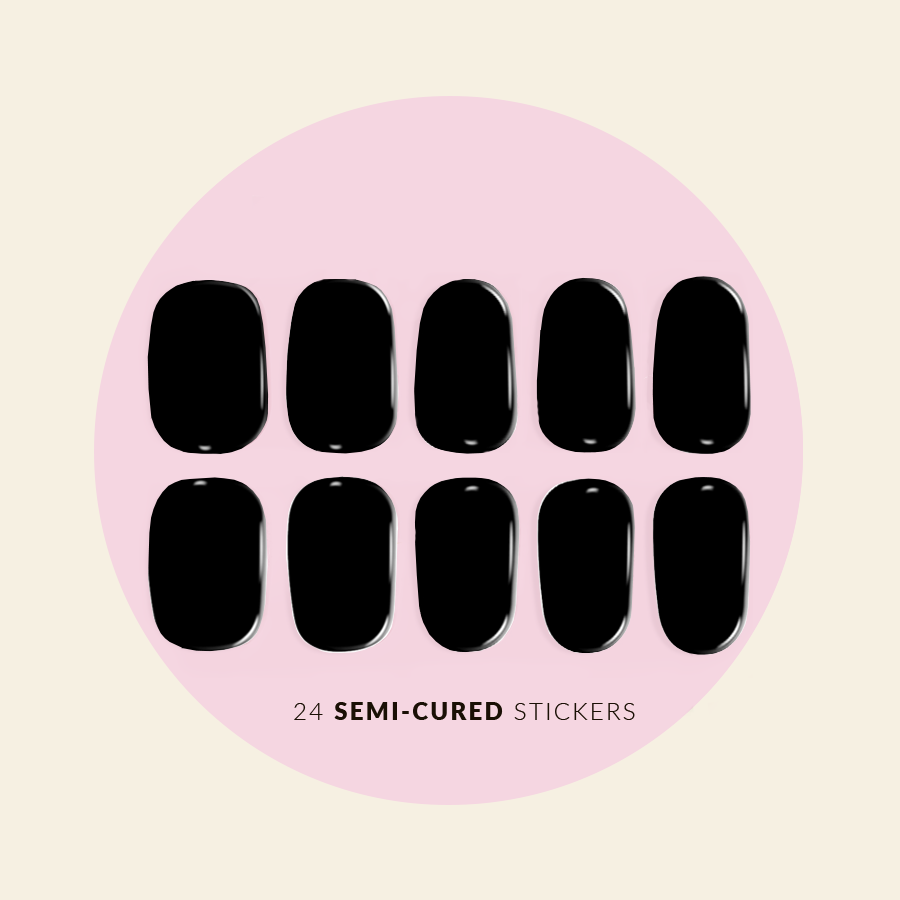 showing MAGNIFIQUE semi cured gel sticker sizing