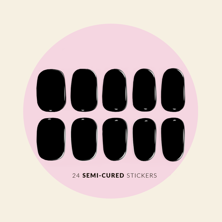showing MAGNIFIQUE semi cured gel sticker sizing