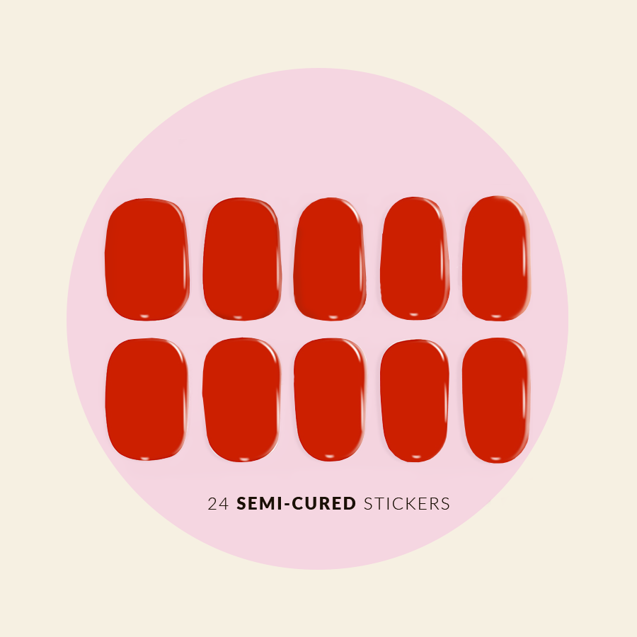 showing semi cured sizing