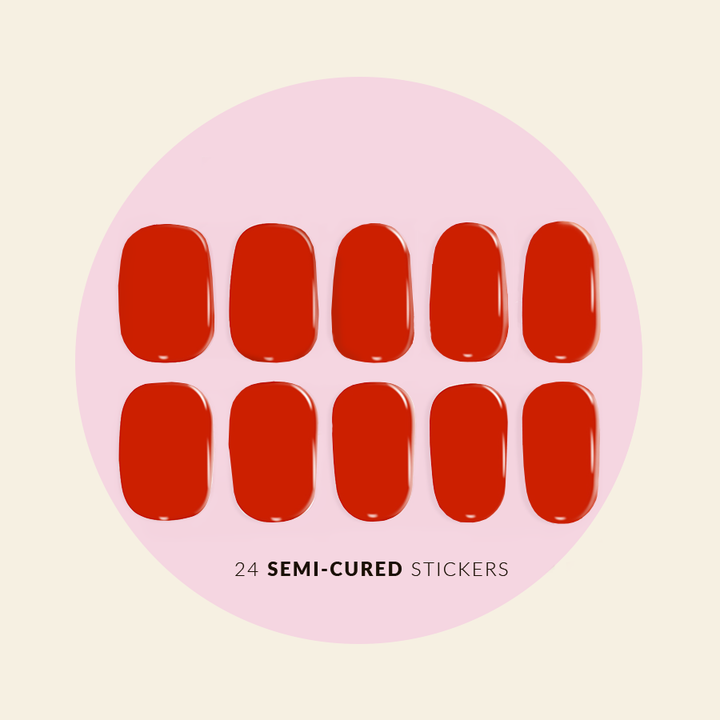 showing semi cured sizing