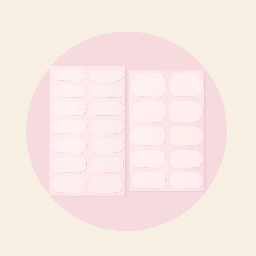 FLUFFY CLOUDS Semi Cured Gel Nail Stickers