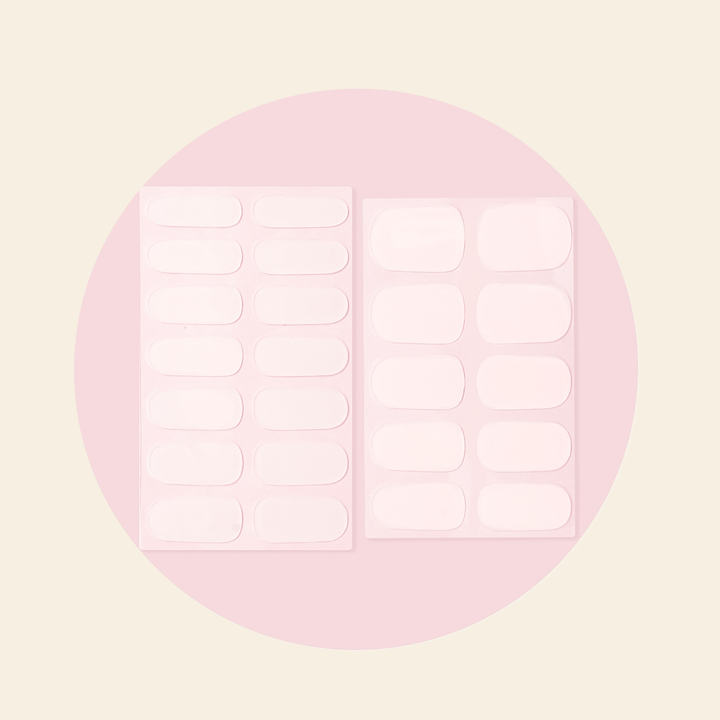 FLUFFY CLOUDS Semi Cured Gel Nail Stickers