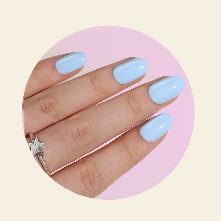 Powdery (Short) BIAB Press-On Nails | Soft Gel Reusable Nails