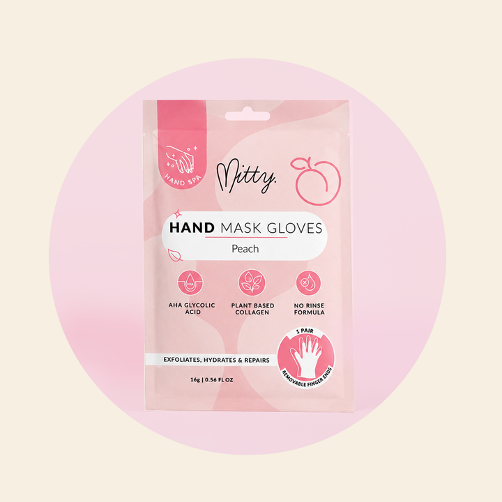 Hand Mask Gloves - Peach
