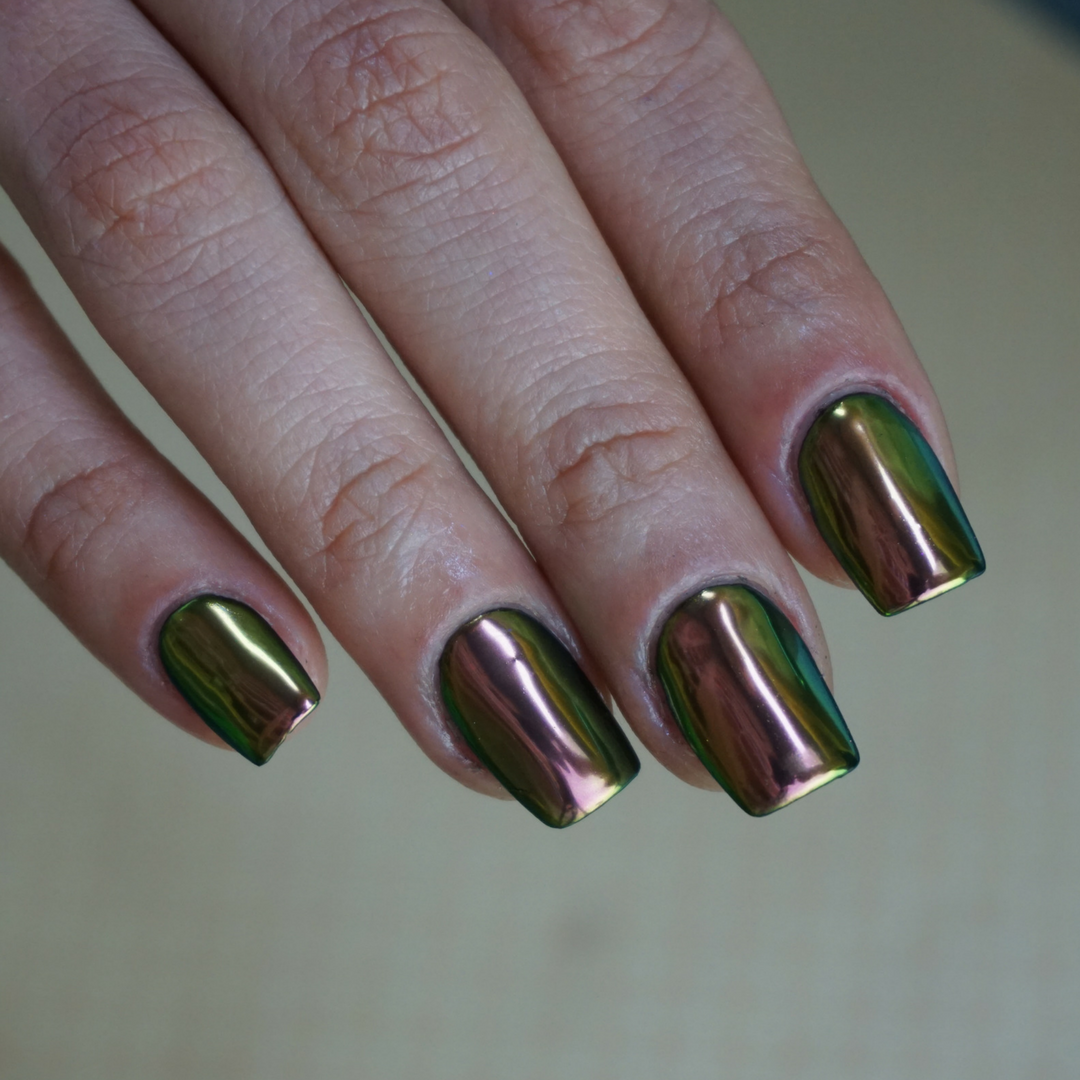 chrome nail powder