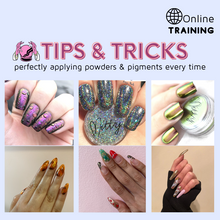  Learn how to create eye catching designs using powders