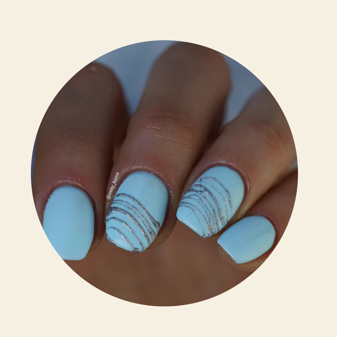 gel nail stickers with uv ligh