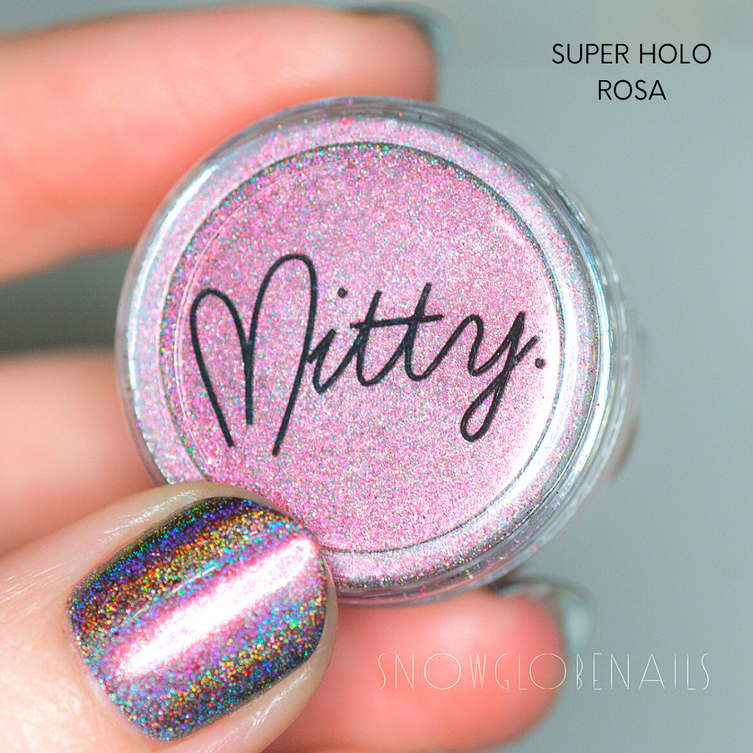 how to use holo nail powder 