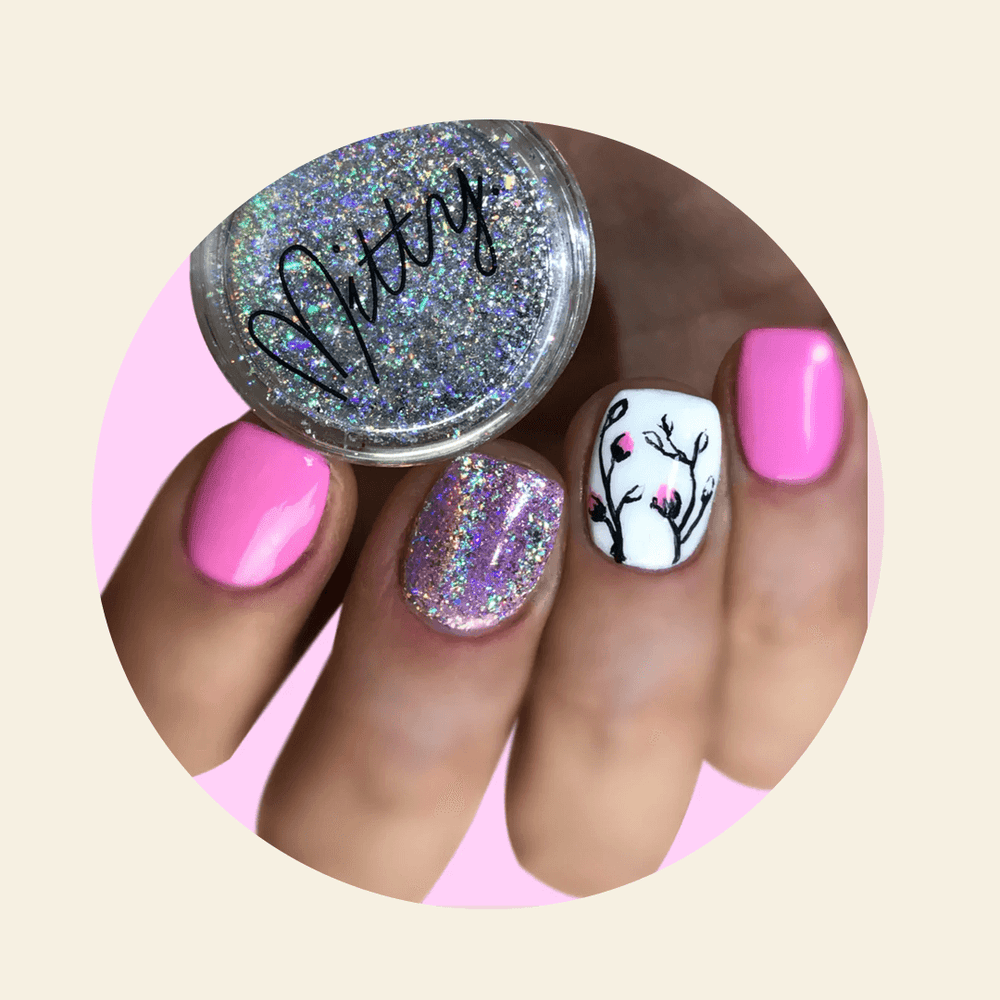 holographic nail powder australia