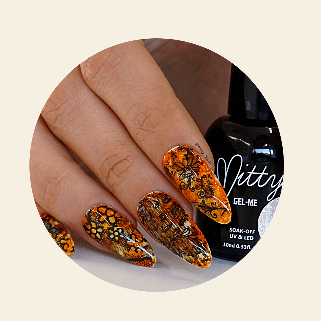 how to use nail foils with gel