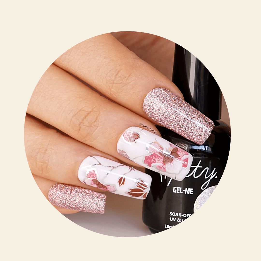 how to use nail foils with gel