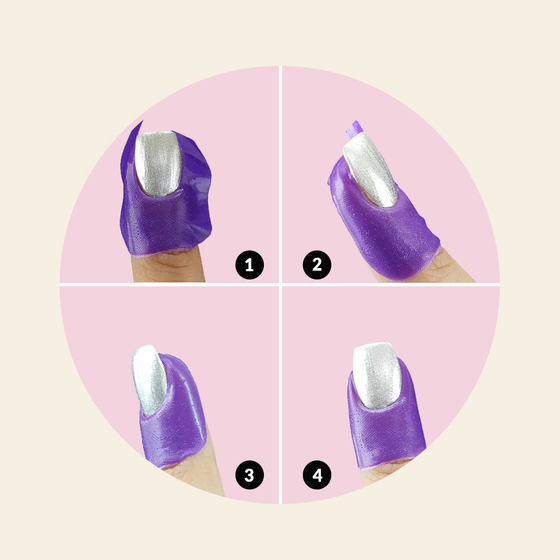 peel off latex for nails
