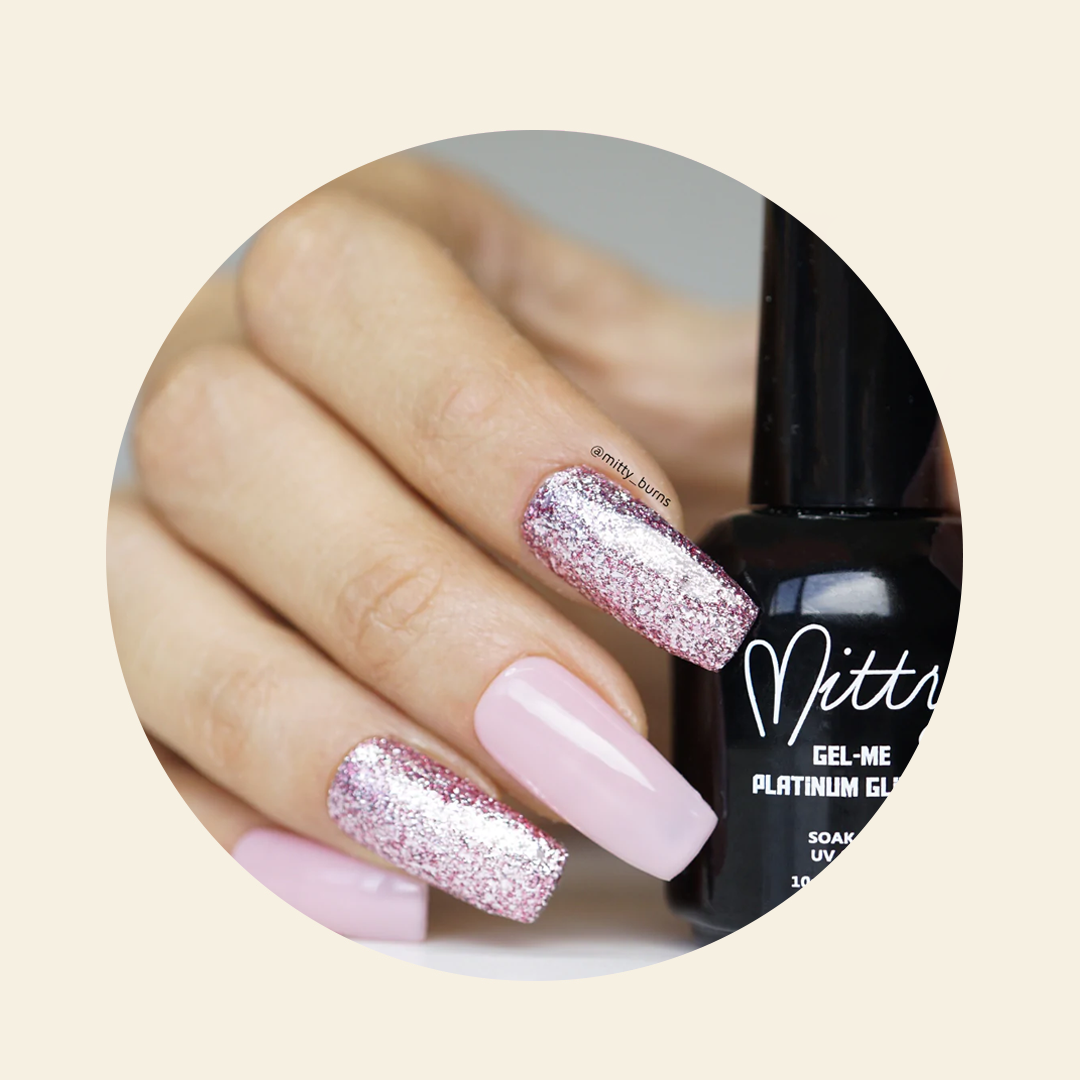 uv glitter gel polish